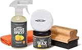 CLARK'S Natural Stone - Kit detergente quotidiano e cera per la cura della cera, include pietra ollare, ardesia e cera per calcestruzzo, (170,1 g), spray (340,2 g), applicatore, asciugamano in
