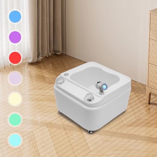 Masajeador de pies eléctrico de acrílico con ruedas miniatura 4
