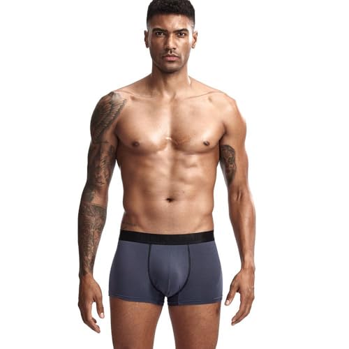 JOCKMAIL Men's Underwear Boxer Briefs Soft Breathable Modal Underwear for Men Sports 2 Pack3