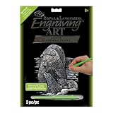 Royal and Langnickel Silver Engraving Art, Polar Bear and Cubs