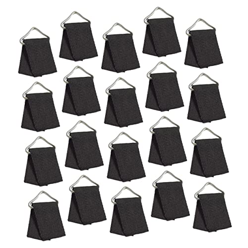 Mipcase 30 Sets V Shaped Triangle Ring Buckles for Trampolines Durable Trampoline Accessories for Enhanced Jumping Experience Heavy Duty Crack Resistant Design