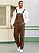 Runcati Mens Corduroy Bib Overalls Casual Adjujstable Strap Workwear Fashion Fall Winter Loose Fit Jumpsuit