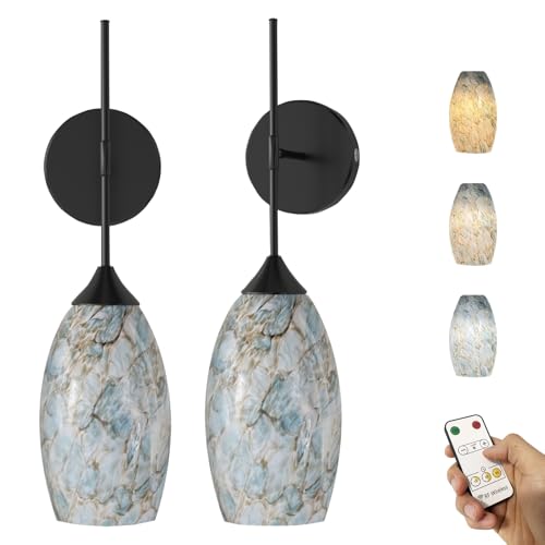 ThyFenno Rechargeable Hand-Blown Wall Lights