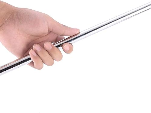 Miniatura 4 de Apareciendo caña metal plata etapa magia trucos de acero magia visual truco de cerca y pop out truco herramienta