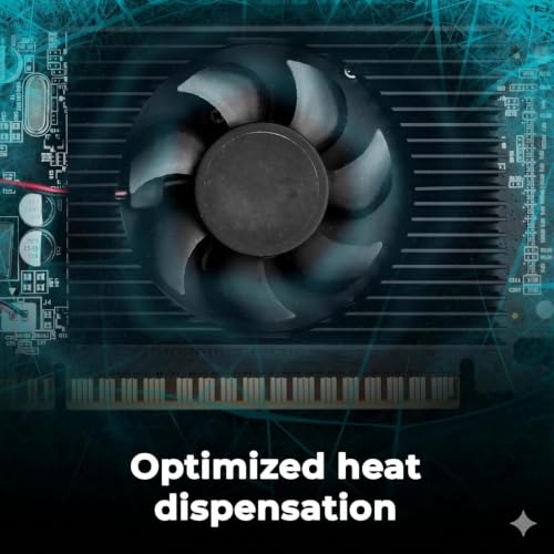 Image of ZEBR0NICS GT610 Graphics Card, 2GB DDR3 Memory, PCIe 2.0 Interface, HDMI DVI VGA Connectivity, Heatsink with Cooling Fan, Desktop GPU for Everyday Computing and Multimedia