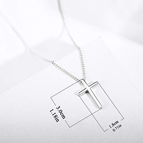 Small Cross Pendant Necklace for Women Simple Cross Necklaces Mothers Day Birthday Gifts for Women4