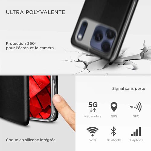 Étui en cuir fin pour iPhone 17 Pro Max ONEFLOW - 4