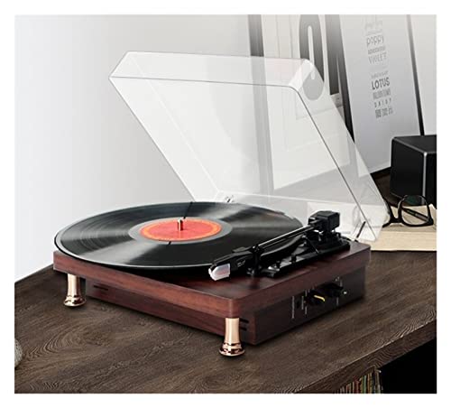 Tourne-Disque Vinyle Vinyle Phonographe Vintage Acajou Grain Phonographe Bluetooth Cadeau Ornements Décoratifs Haut-parleurs Classiques avec Haut-parleurs + Bluetooth (avec Couvercle) - Les Beatles, Paul McCartney, John Lennon, RIngo Starr, George Harrison Tourne-Disque Vinyle Vinyle Phonographe Vintage Acajou Grain Phonographe Bluetooth Cadeau Ornements Décoratifs Haut-parleurs Classiques avec Haut-parleurs + Bluetooth (avec Couvercle) – Image 3