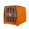 Lucky Dog Kennel, Durable Crash Tested Portable Dog Crates, Intermediate, Uplander (Orange)