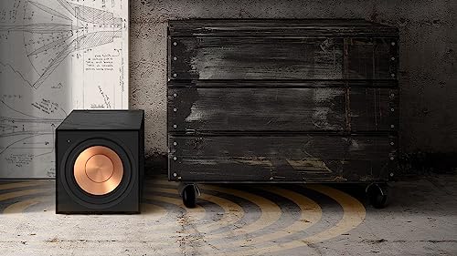 Klipsch Reference R-101SW 10” Front-Firing Subwoofer with All-new Spun-Copper 10” woofers and an All-Digital Amplifier for Premium Home Theater Sound in Black - image 5