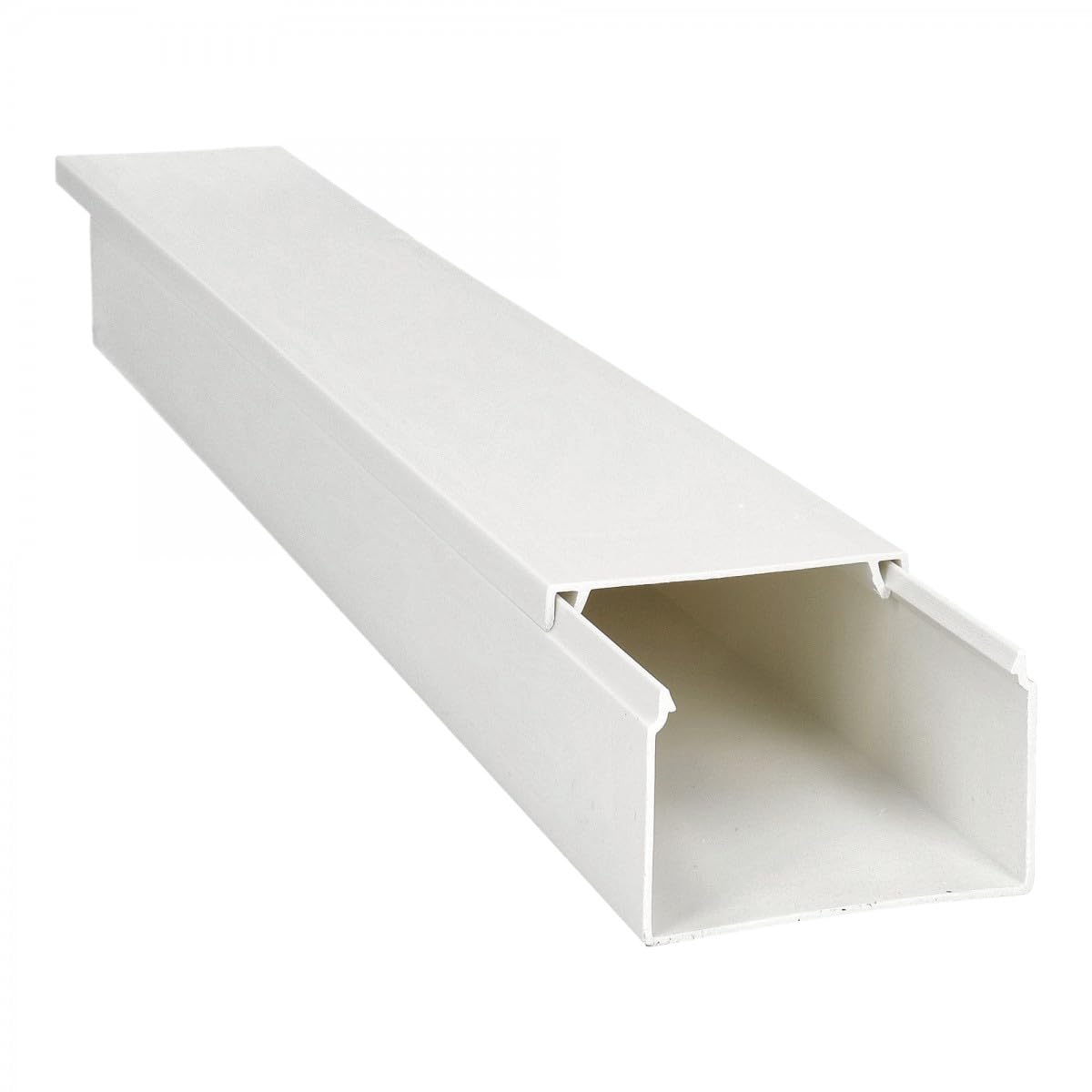 Jandei - Confezione x10 Canalina per cavi PVC Superficie bianca 1 m 40 x 60 mm
