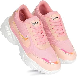 INDA Fashion Women's Casual Mesh Printed Lace-Ups Shoes (Pink, 5)-PID61697-picture-19