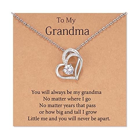 Aunis Grandma Gifts Grandma Necklace Nanny Christmas Birthday Gifts for Grandma Nana Cover