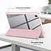 Hybrid Slim Case for Samsung Galaxy Tab S11 2025 11 Inch(SM-X736B/SM-X730), Ratesell Shockproof Cover with Clear Transparent Back Shell, with S Pen Holder ﻿ Pink