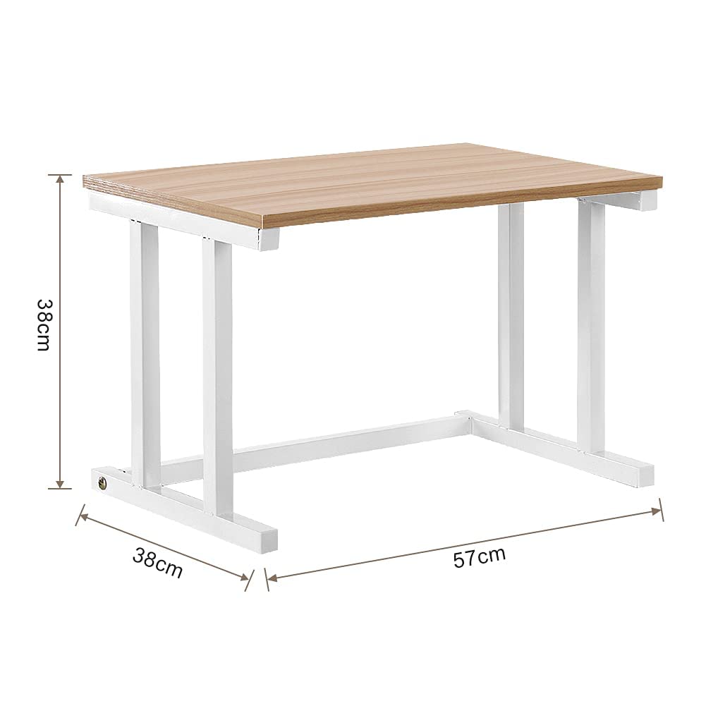 Greensen Scaffale per forno a microonde Scaffale per forno, Scaffale da Scaffale per forno a microonde, Scaffale a microonde, Scaffale da - 57 * 38 * 38 cm(bianca)