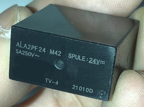 Relé ALA2PF24 M42 de 24V con 6 pines y capacidad de 3A 5A para control electrónico 3