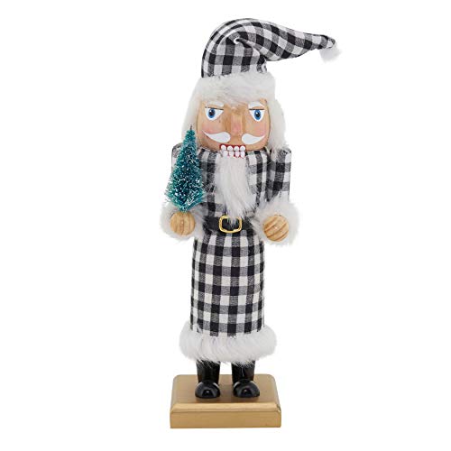 SARO LIFESTYLE Collection Buffalo Plaid Nutcracker, 10