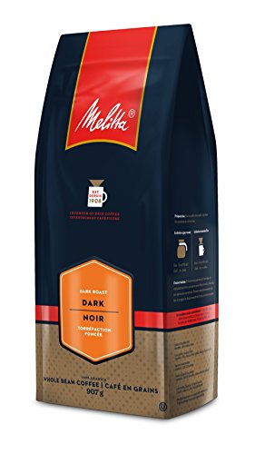 Melitta Dark Noir, Dark Roast, Whole Coffee Beans, 2 Pound Bag #TOP1