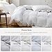 Bedsure White Oversized King Duvet Cover - 3 Pieces Prewashed Cotton-Like Extra Soft Bedding Set, Includes 1 Duvet Cover 120x98 Inches with Zipper Closure & 2 Pillow Shams, Comforter Not Included