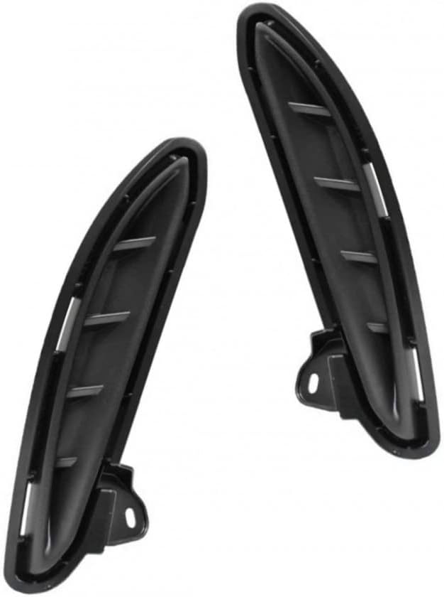 For Toyota Venza 2021 2022 2023 Bumper Cover Grille Driver and Passenger Side | Pair | Front | Outer | Plastic | Textured Black | Replacement For TO1038247, TO1039247 | 5212848180, 5212748210