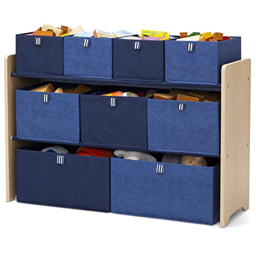 Gap Gapkids Deluxe Toy Organizer - Greenguard Gold Certified, Navy/Natural #TOP3