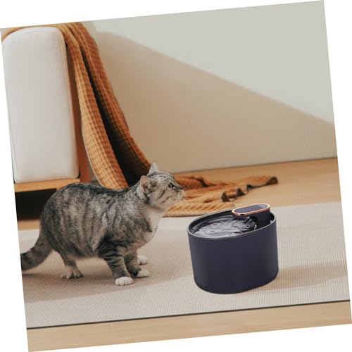 Fuente automática de agua para mascotas con doble filtración miniatura 5