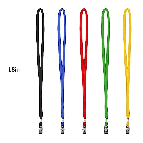 50 Packs Blue Lanyards For Id Badges, Teacher Lanyard For Id Badges, Badge Lanyards Bulk With Clip For Name Id Badge Holder #TOP1