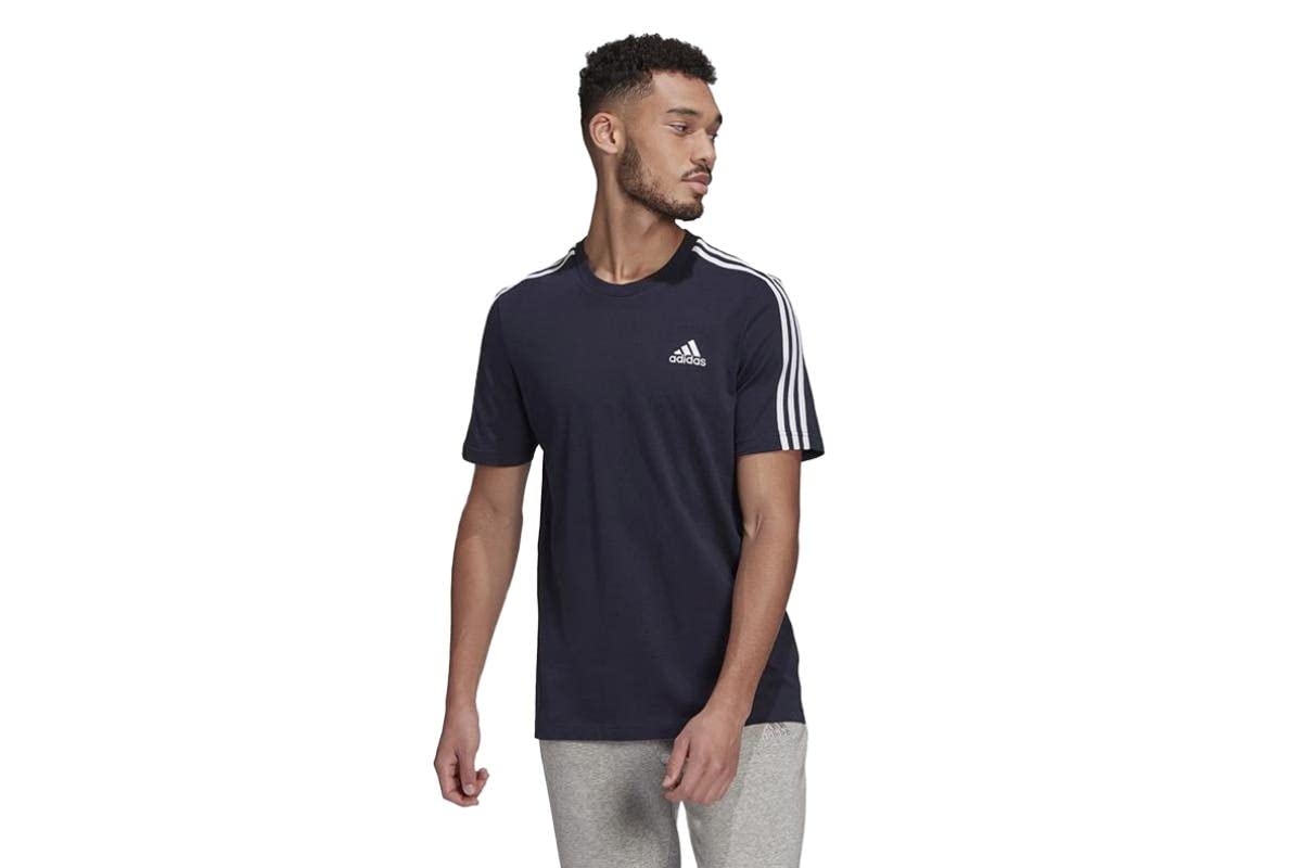 Men's Polyester Regular Fit M 3S Sj T T-Shirt (Gl3733)