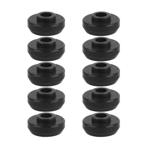 Pilipane 10pcs Aluminum Alloy Screw Shims, CNC Machined Shims, Screw Shims for MN?D90 Upgrade RC Car Spare Parts for MND90 MN99 MN91 FJ45, High for Accurate and Lightweight (Black)
