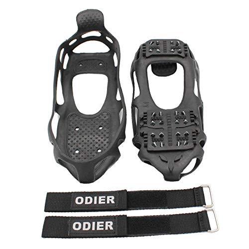 Shoe Ice Grippers Ourdoor Ice Cleats Fit All Kind Of Shoes Designed For Walk On Ice Snow And Freezing Mud Ground Must Have Outdoor Sports Activity Accessory (24-Teeth, M) #TOP6