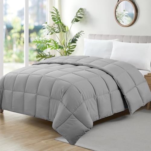 Camesa Edredom Ecopluma Queen Cinza