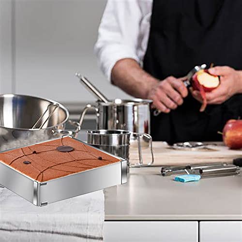 ANYUANKW Stampo Rettangolare Torta,Anello