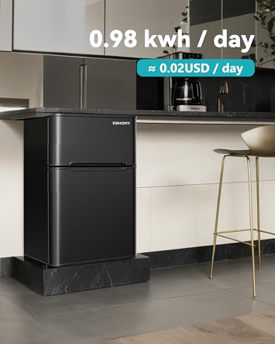 Euhomy RF-H1-X Mini Fridge With Freezer, 3.2 Cu.Ft Mini Refrigerator thumb #7
