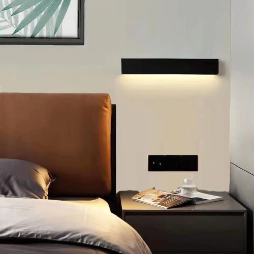 Aplique de pared LED regulable de metal para cabecera de cama y pasillo 3