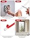Frstem 16.4 Ft Peel and Stick Molding Trim,Flexible Molding Trim with Smoothing Tool Kit & Caulk Tape,DIY Wall Trims,Self Adhesive Trim for Bathroom Mirror Frame Border Home Decoration Protection