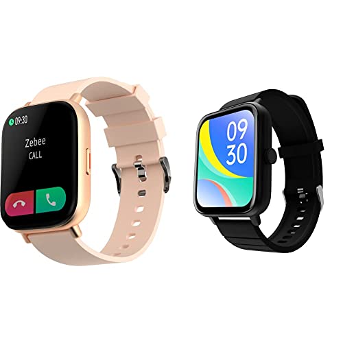 ZEBRONICS ZEBFIT7220CH Bluetooth Smart Watch, 4.4cm Full Touch Curved