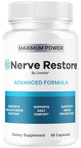 Nerve Restore - Advanced Formula Capsules Natural Premium Formula Daily NerveRestore Pills Support Comfort Nerve Restored Vitamins Health Wellness 60 Capsules for 1 Month