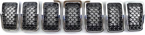 Grille de pare-chocs anti-gravillons pour calandre avant Cherokee 7 pièces