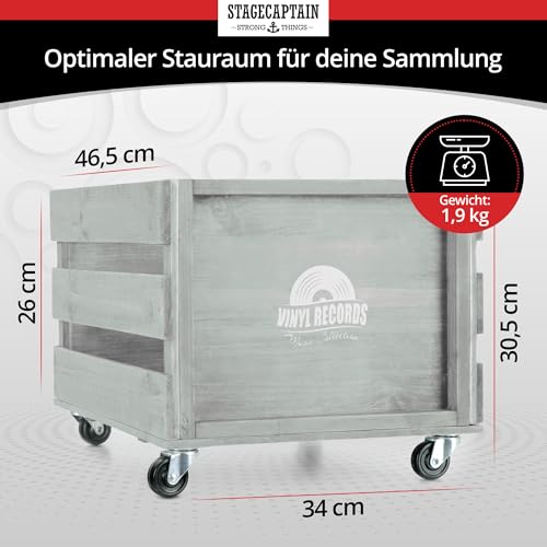 Caja para discos Stagecaptain SPK-100 GY que evita fundas dobladas gris 4