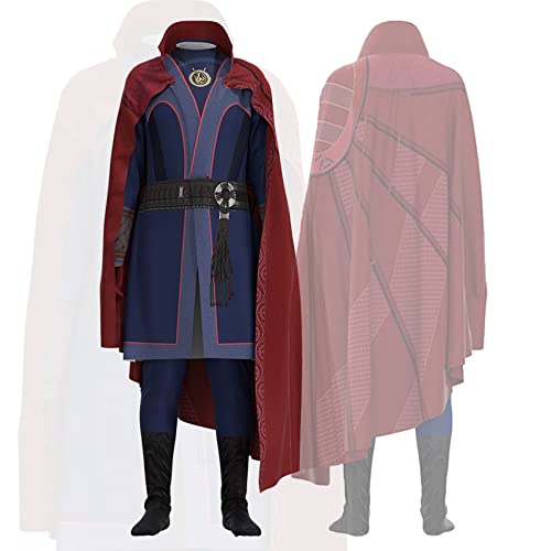 UNIEAN Niños Superhéroe Cosplay Disfraz Adultos Doctor Strange Fiesta Halloween Atuendo Adultos...