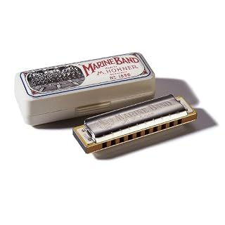 HOHNER – 1896/20 Harmonica marine band 10 tr en RE - Les Beatles, Paul McCartney, John Lennon, RIngo Starr, George Harrison