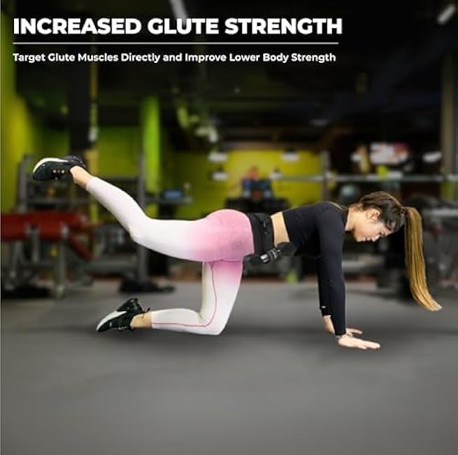 Hip Thrust Belt for Dumbbells - Adjustable Exercise Glute Bridge & Booty Boost Belt for Hip Thrusts, Glute Trainer Dumbbell Strap for Home & Gym Workouts