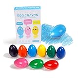 MAGQOO 9 Colors Toddlers Palm Grip Crayons Non Toxic Palm Grasp Washable Paint Crayons Stackable Toys for Kids Child Christmas Gifts