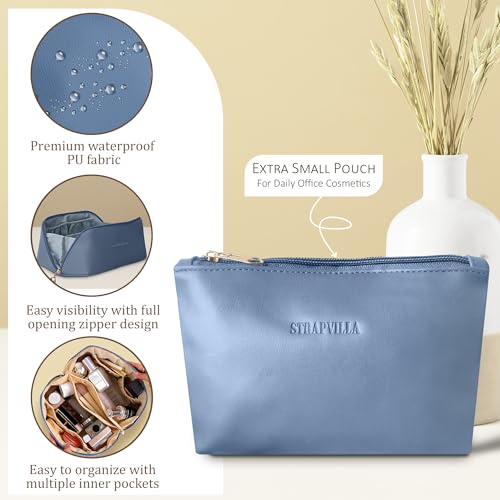 STRAPVILLA Large Waterproof Makeup Organizer Bag for Women - Image 4