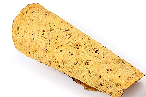 Image of Timeless Food : Chana Methi Papad | Handmade Rajasthani Crispy digestive fenugreek Saji Snacks - 800 GM