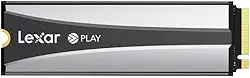 Lexar SSD Play 2280 SE PCIe 4.0 de 4 TB com dissipador de calor para PS5, 6.500 MB/s, LNMPL8S004T-RNNNU, desempenho excepcional de leitura máxima de 7000 MB/s e gravação máxima de 6000 MB/s