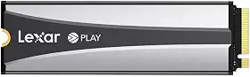 Lexar SSD Play 2280 SE PCIe 4.0 de 4 TB com dissipador de calor para PS5, 6.500 MB/s, LNMPL8S004T-RNNNU, desempenho excepcional de leitura máxima de 7000 MB/s e gravação máxima de 6000 MB/s