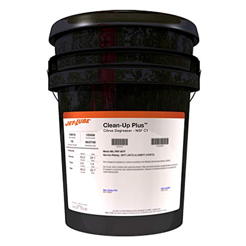 Jet-Lube Clean-Up Plus - Citrus Degreaser | Ozone-Friendly | Environmentally Safe | Non-Flammable | 5 Gal.