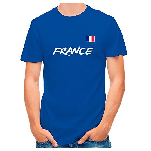 LolaPix Camiseta Francia Personalizada con tu Nombre y Dorsal | Selección Francesa | Varios Diseños Tallas | 100% Algodón | Hombre