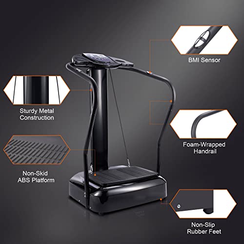 Zelus PINTY LCF-H001-BK 2000W Whole Body Vibration Platform Exercise Machine thumb #4